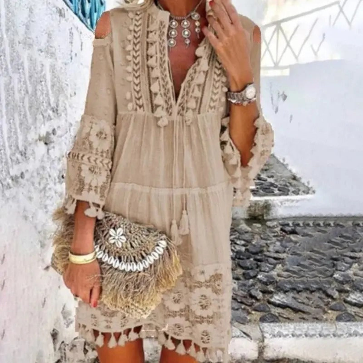 boho-style-mini-dress-for-women-beige-angel-melbourne.jpg