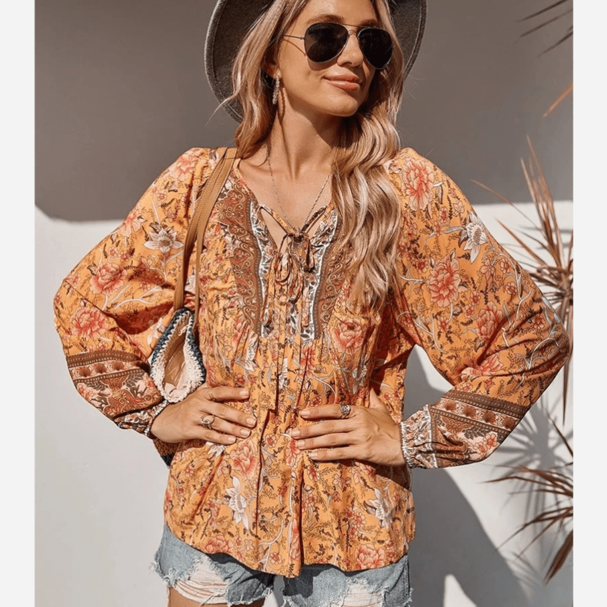 floral-v-neck-boho-blouse-women-orange-angel-melbourne.jpg