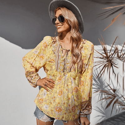 floral-v-neck-boho-blouse-women-yellow-angel-melbourne.jpg